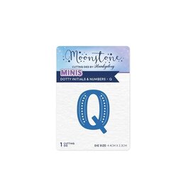 Hunkydory Crafts Moonstone Dies - Dotty Initials & Numbers - Q