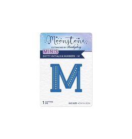 Hunkydory Crafts Moonstone Dies - Dotty Initials & Numbers - M