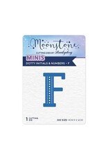 Hunkydory Crafts Moonstone Dies - Dotty Initials & Numbers - F