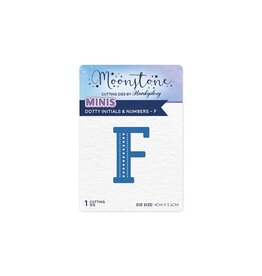 Hunkydory Crafts Moonstone Dies - Dotty Initials & Numbers - F