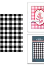 Spellbinders Cheers to You Collection Buffalo Plaid Press Plate