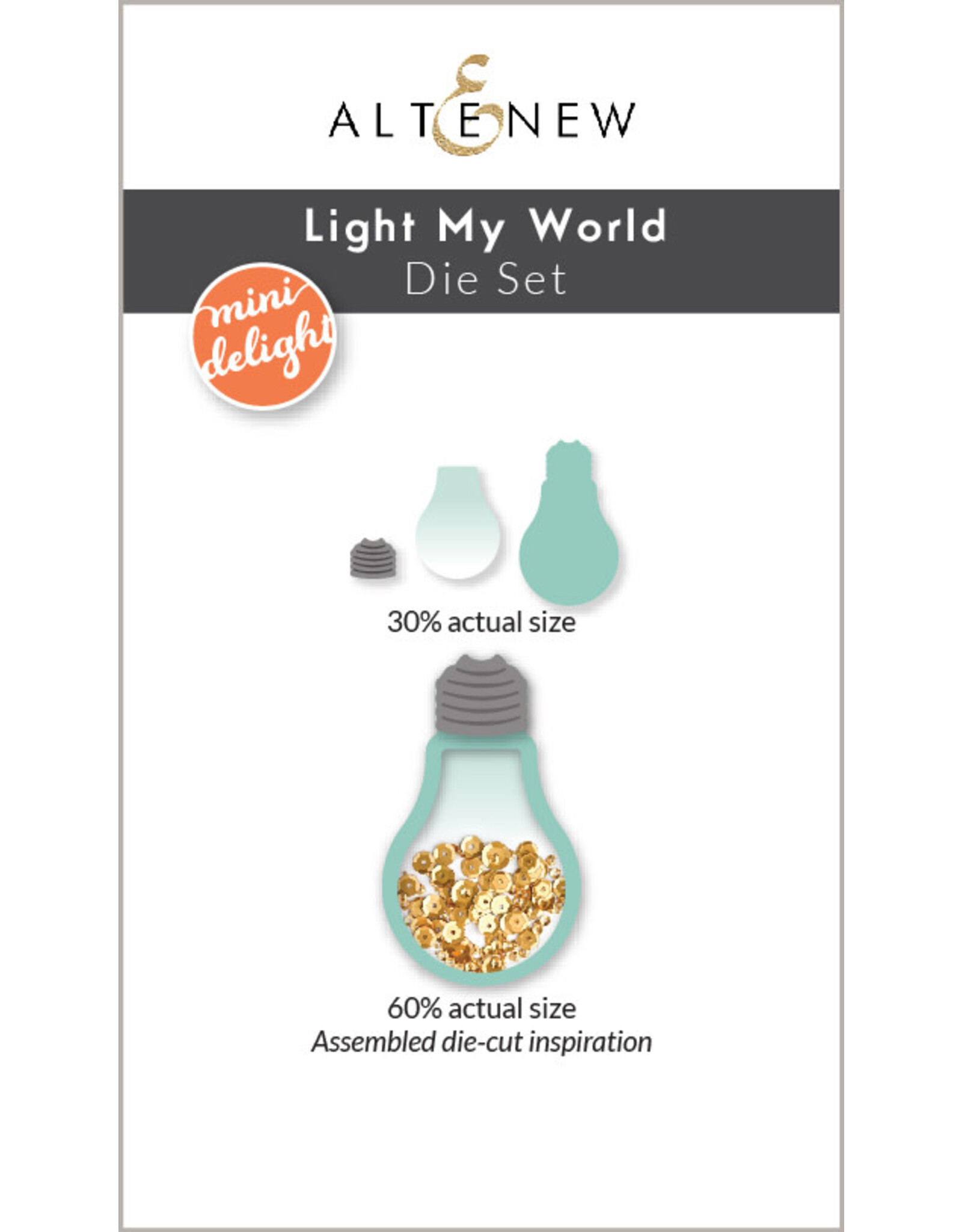 ALTENEW Mini Delight: Light My World Stamp & Die Set
