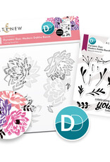 ALTENEW Dynamic Duo-Modern Dahlia Bunch - Stamp & Stencil
