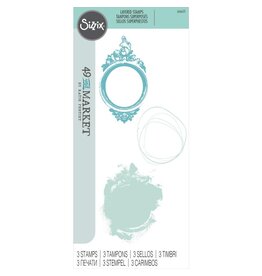 Sizzix Oval Frames by 49 & Market - Stamps