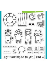 Lawn Fawn Pool Party Stamp and Die set