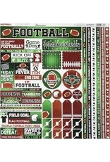 Football 12x12 sticker sheet