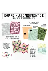 Concord & 9TH Empire Inlay Card Front Die