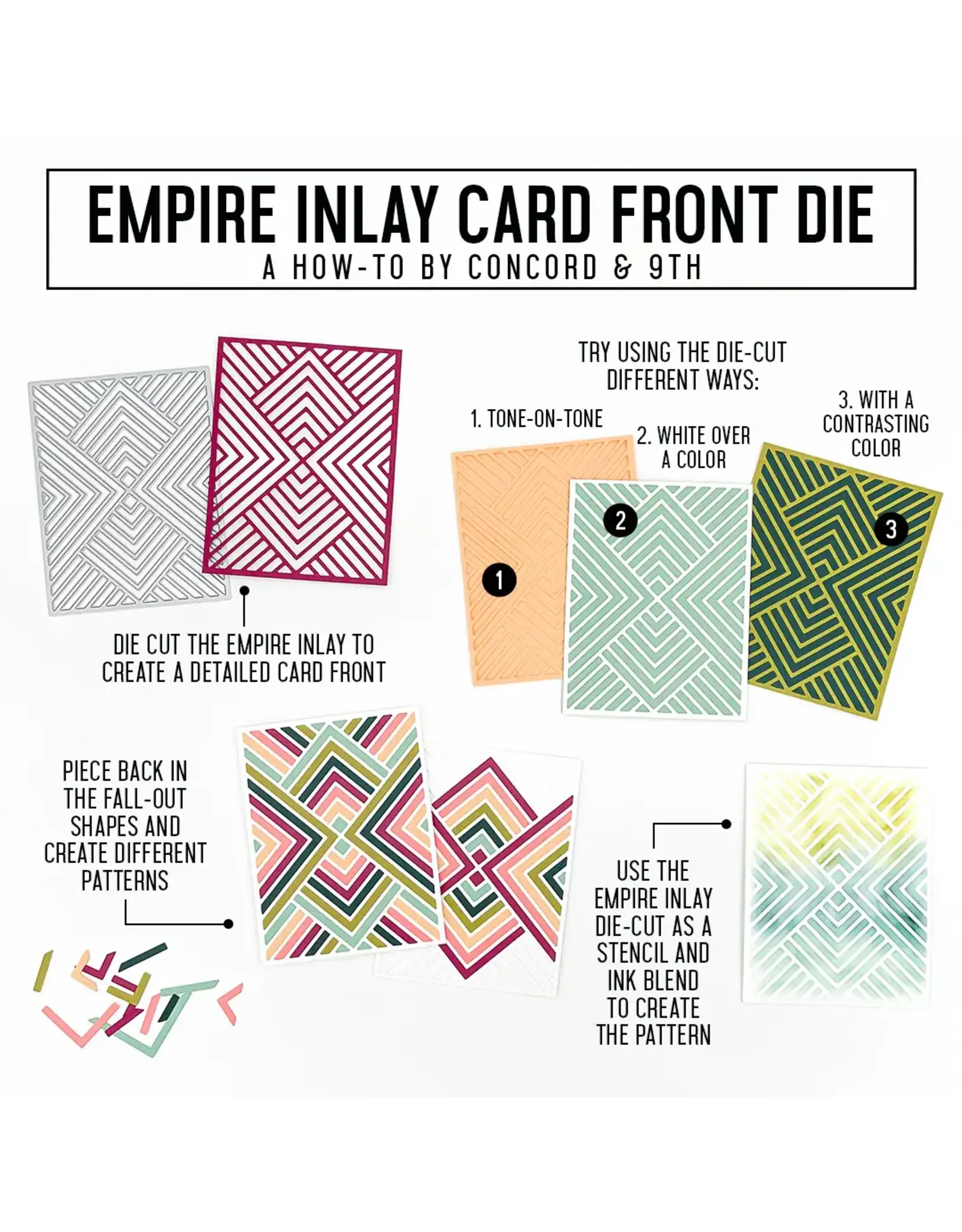 Concord & 9TH Empire Inlay Card Front Die