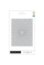 Concord & 9TH Sunburst Card Front Die (4.25 x 5.25)