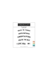 Concord & 9TH We Are Family Stamp Set (3 x 3)