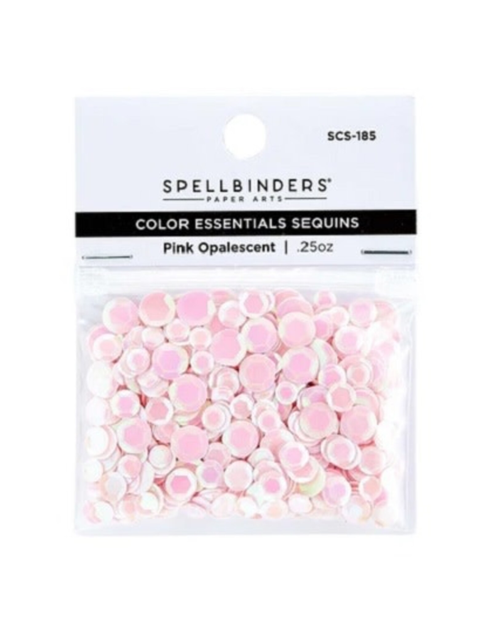 Spellbinders Pink Opalescent Color Essentials Sequins