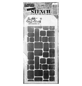 Tim Holtz - Stampers Anonymous Tim Holtz Layered Stencil 4.125"X8.5" - Labels