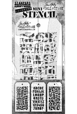 Tim Holtz - Stampers Anonymous Mini Stencil Set #58