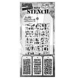 Tim Holtz - Stampers Anonymous Mini Stencil Set #58