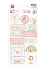 P13 Believe in Fairies - Chipboard sticker sheet 02 - 10,5 x 22cm