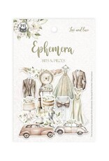 P13 Love and Lace - Ephemera set - 13pcs