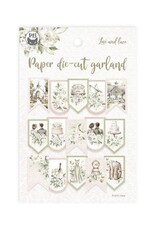 P13 Love and Lace - Paper die cut garland - 15pcs