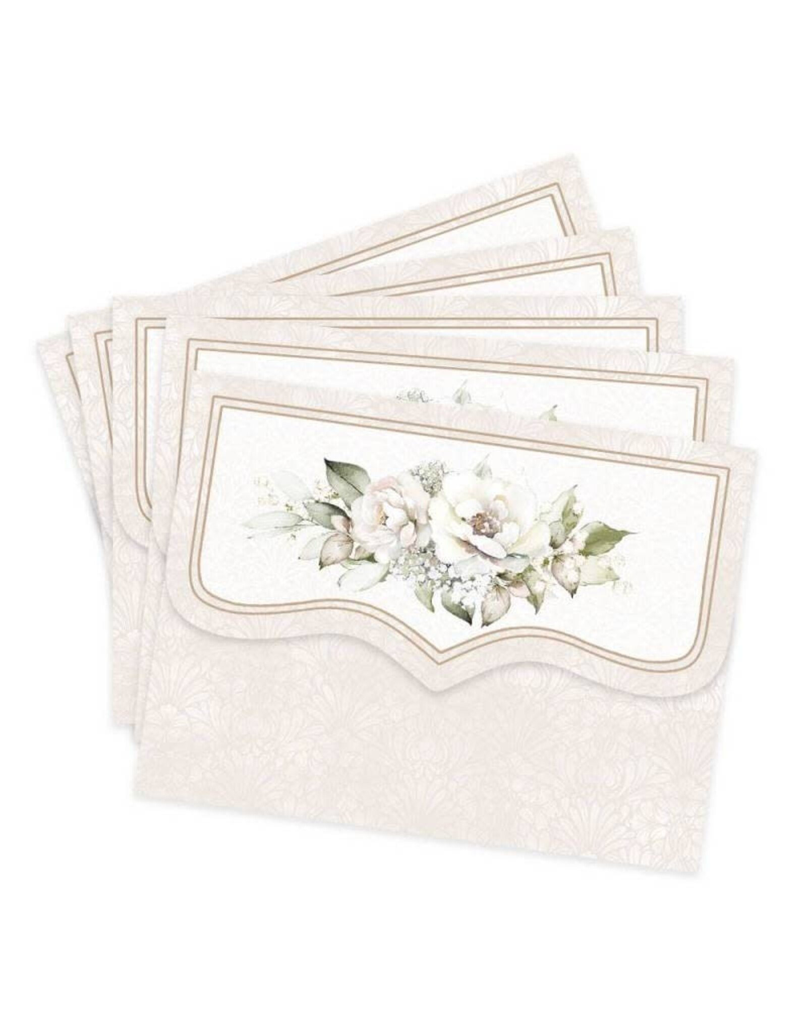 P13 Love and Lace Set of mini envelopes , 5pcs