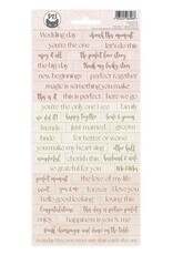 P13 Love and Lace - Sticker sheet  01 - 10,5 x 23cm