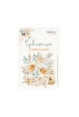 P13 Travel Journal Ephemera set Flowers and leaves, 13pcs