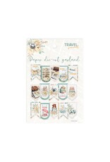 P13 Travel Journal Paper die cut garland, 15pcs