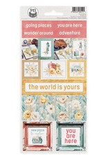 P13 Travel Journal - Sticker sheet  02 - 10,5 x 23cm