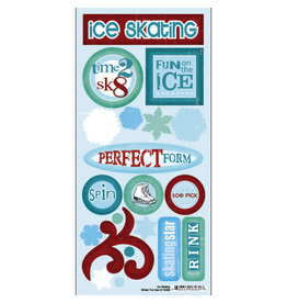 Ice skating stickers
