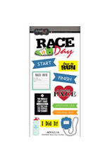 Scrapbook Customs Race day running stickers