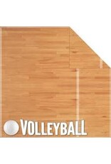 Volleyball court paper