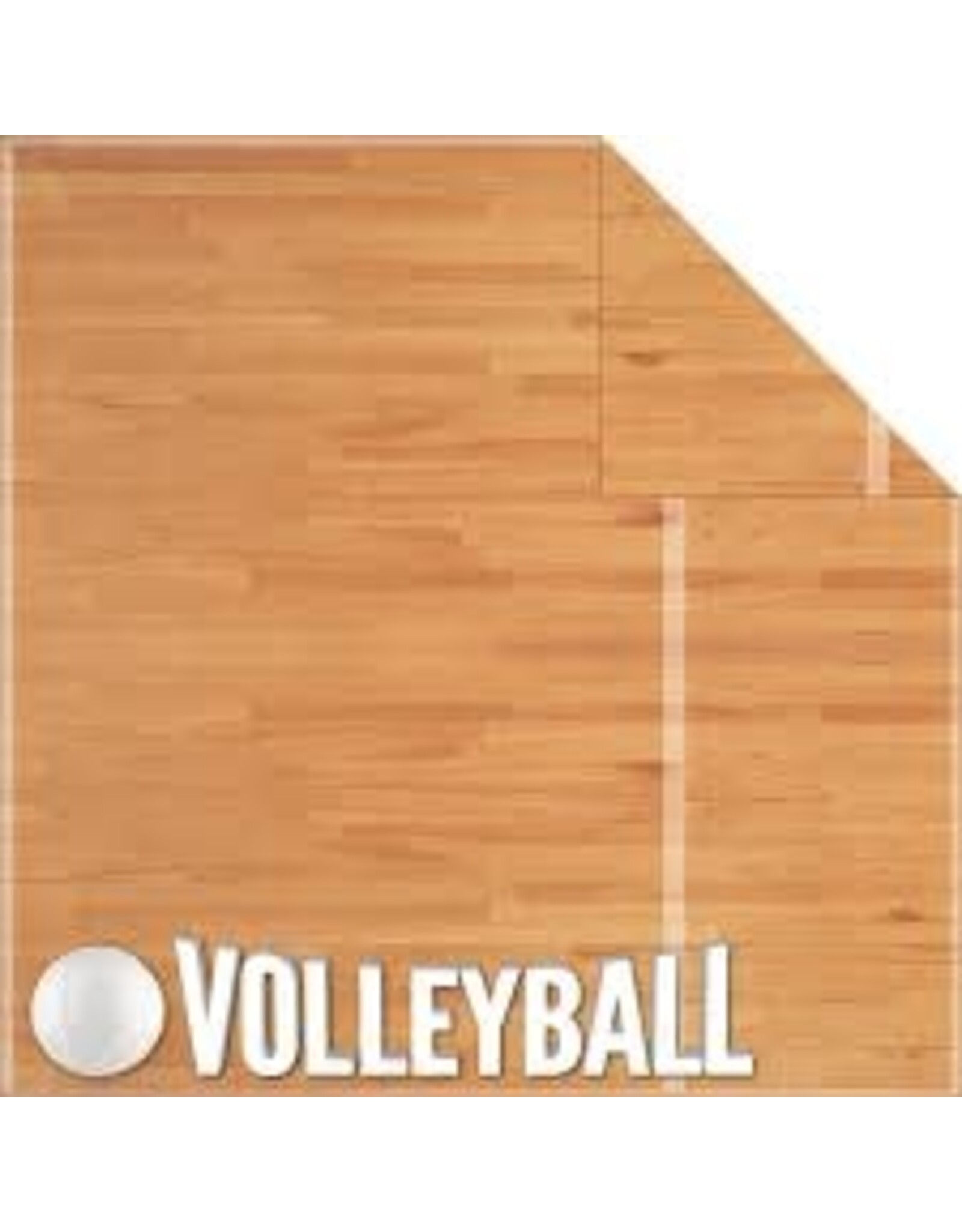 Volleyball court paper