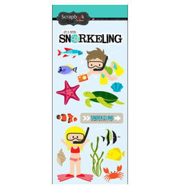 Scrapbook Customs Snorkeling adventure stickers