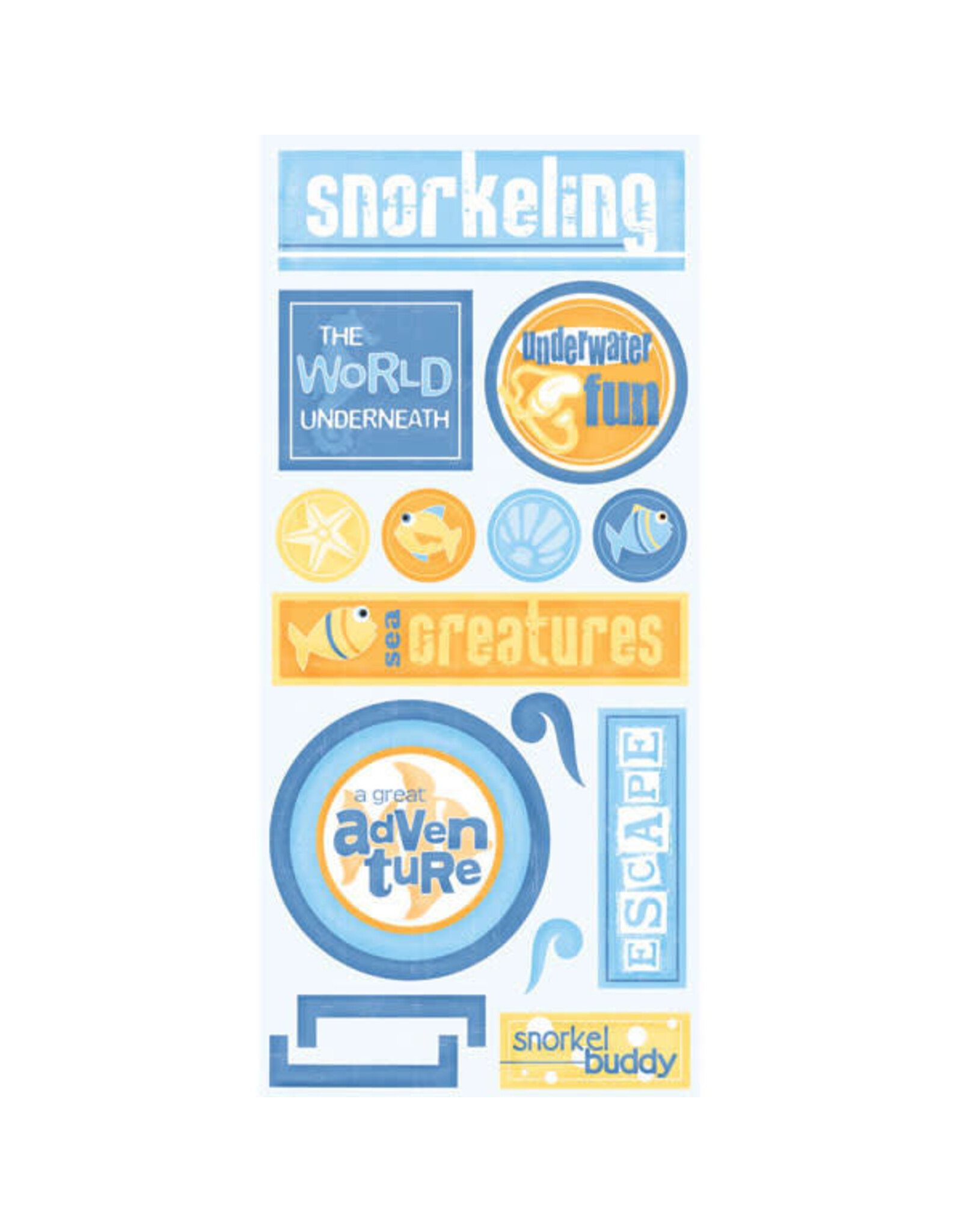 Stamping Station Snorkeling stickers