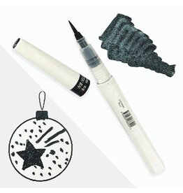 Couture Creations Winkles Shimmer Glitter Pen - Black
