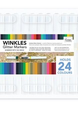 Couture Creations Winkles Shimmer Glitter Pen Set - 12 colors in carry case