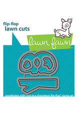 Lawn Fawn One In A Chameleon Flip Flop Stamp & Die