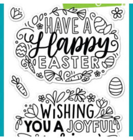 Lawn Fawn Giant Easter Message Stamp & Die