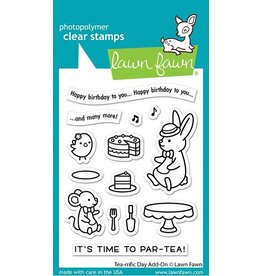 Lawn Fawn Tea-rrific Add-On Stamp & Die