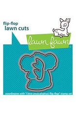 Lawn Fawn I Love You (Calyptus) Flip-Flop - Lawn Cuts