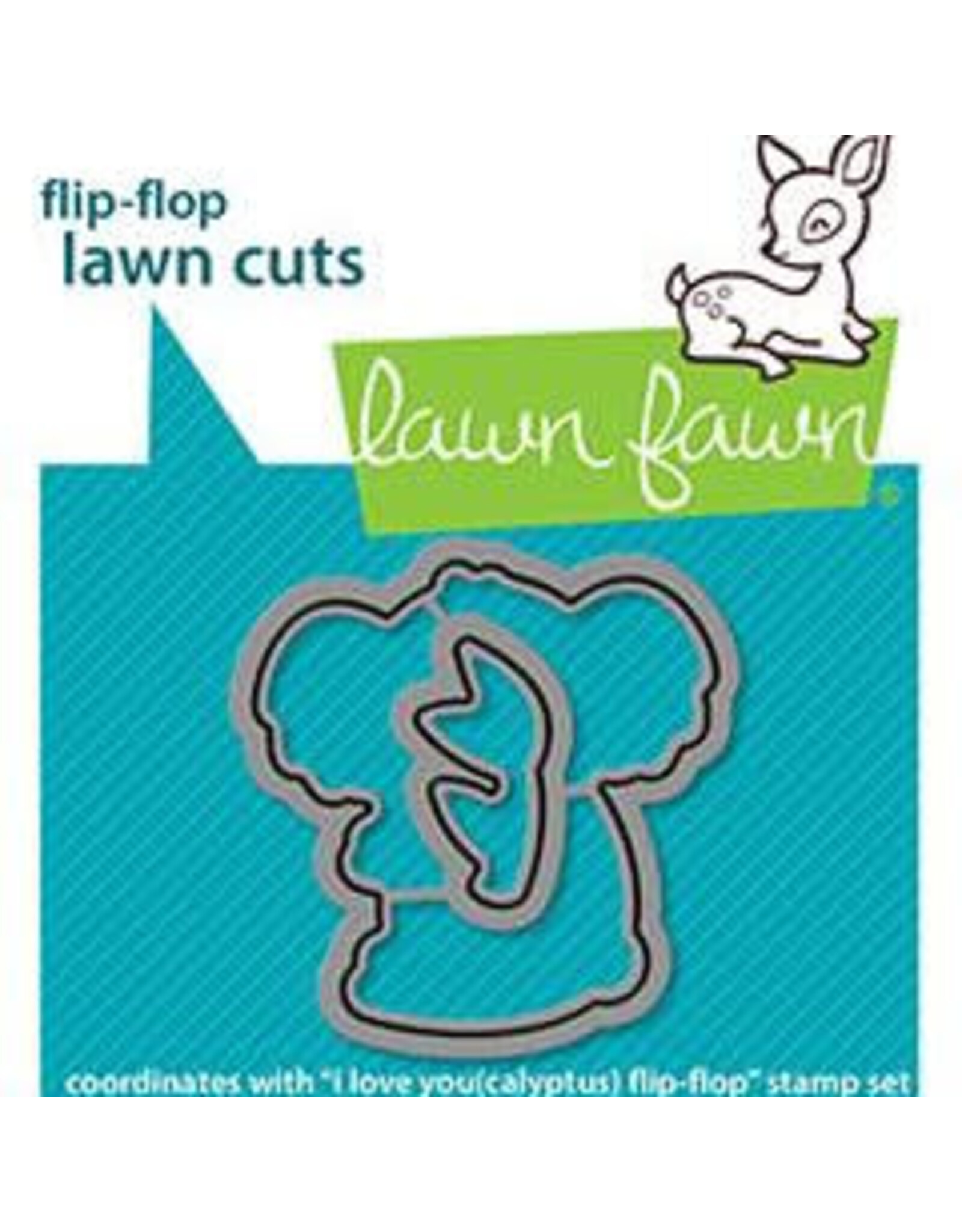 Lawn Fawn I Love You (Calyptus) Flip-Flop - Lawn Cuts