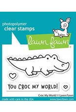 Lawn Fawn Croc My World Stamp & Die