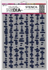 Dina Wakley Media Dina Wakley Stencil - Dashes & Columns