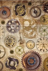 Re-Design with Prima Decoupage Decor Tissue Paper - Timeworks - 1 sheet, 19"x30"