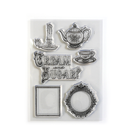 Elizabeth Craft Designs Cream & Sugar Stamps