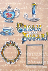 Elizabeth Craft Designs Cream & Sugar Stamps