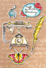 Elizabeth Craft Designs Hello Darling Stamps