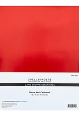 Spellbinders Card Shoppe Essentials Mirror Cardstock Red
