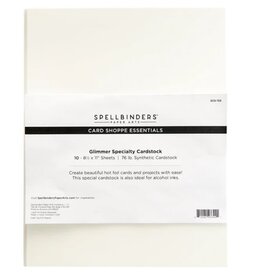 Spellbinders Glimmer Specialty Cardstock 10 pack - 76 lb Synthetic Cardstock