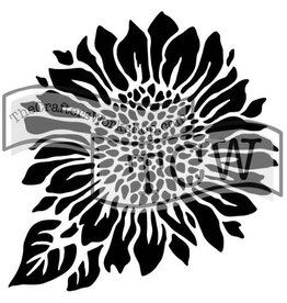 THE CRAFTERS WORKSHOP Joyful Sunflower - 6x6 Stencil