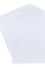Spellbinders Card Shoppe Essentials Cardstock 8.5 x 11” - 10 Pack - Brushed White