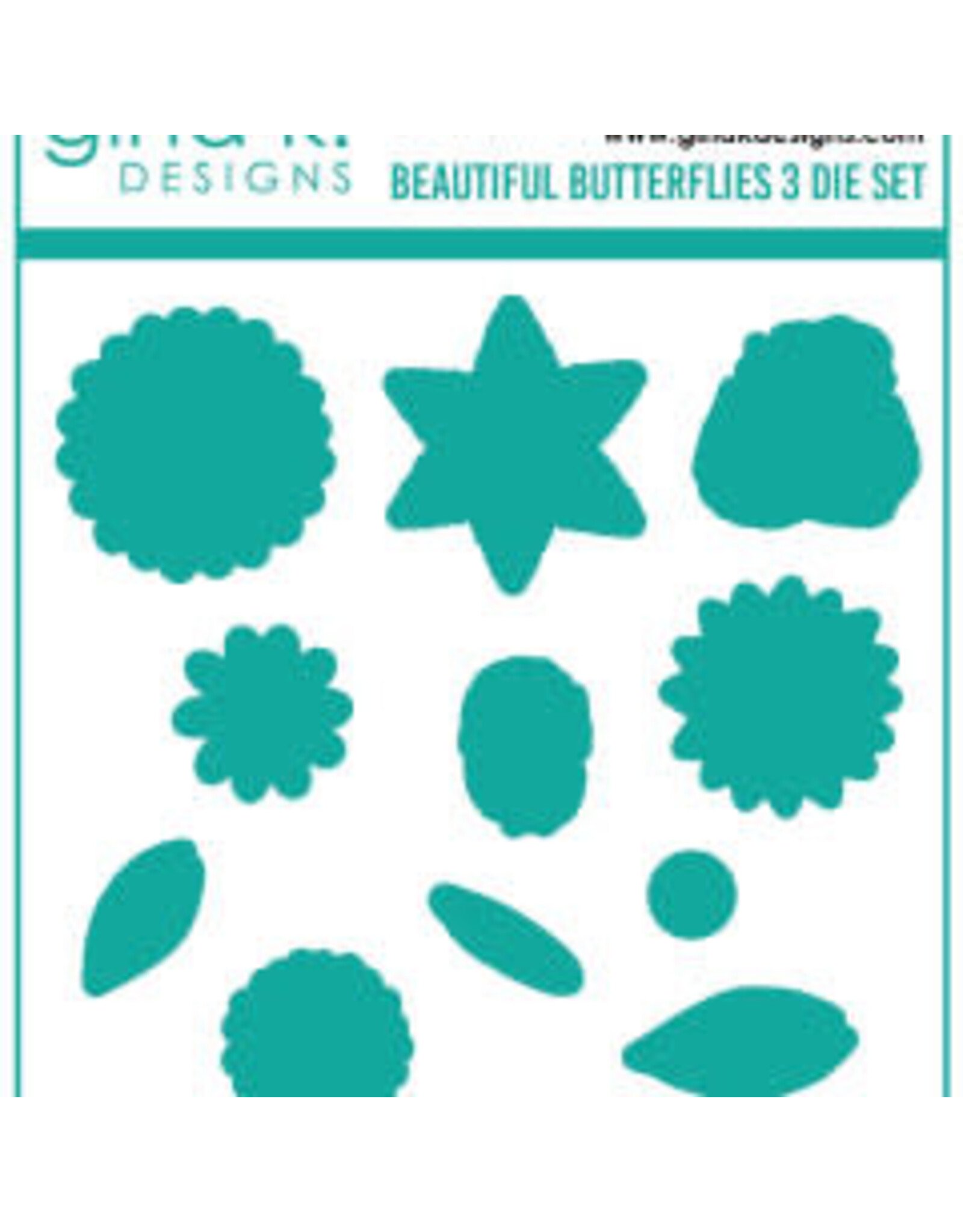 Gina K. Designs Beautiful Butterflies 3 Stamp & Die